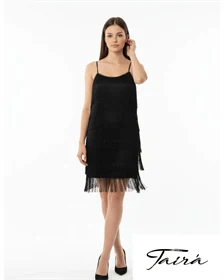 שמלת פרנזים דגם פלאו