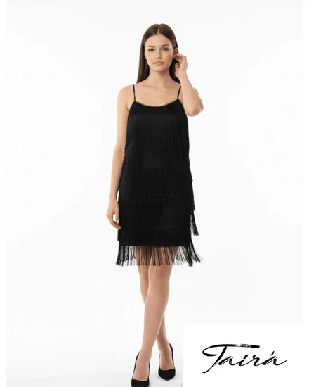 שמלת פרנזים דגם פלאו